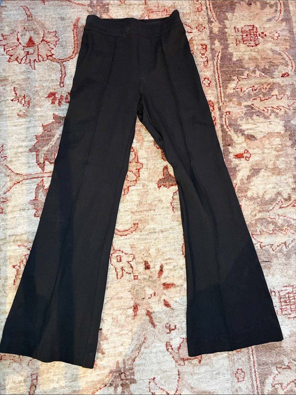 SPANX Black Ponte Flare Pants